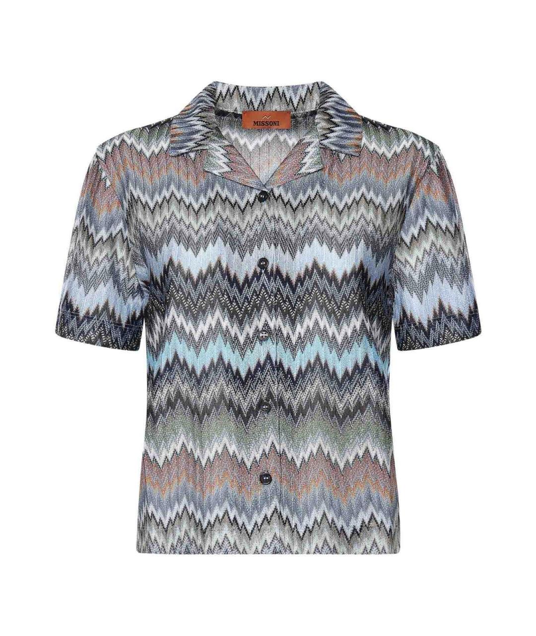 MISSONI Мульти вискозная рубашка, фото 1