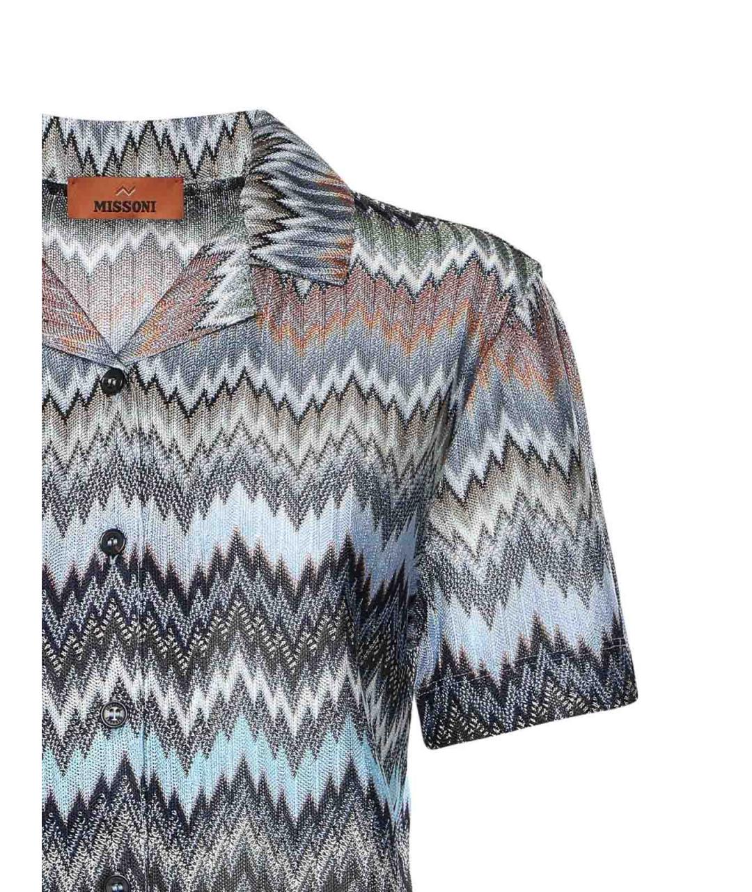 MISSONI Мульти вискозная рубашка, фото 3