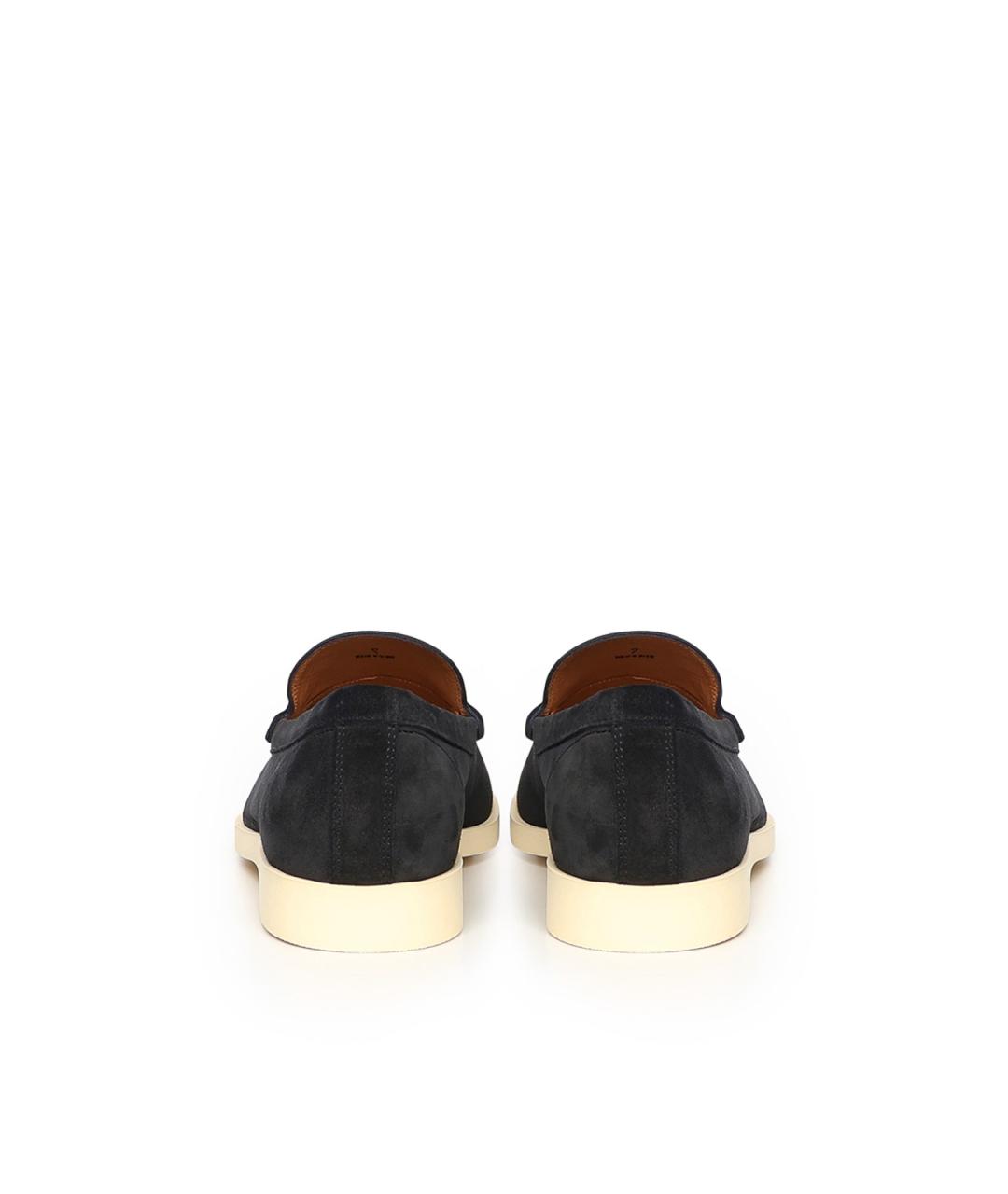 TOD'S Синие замшевые лоферы, фото 2