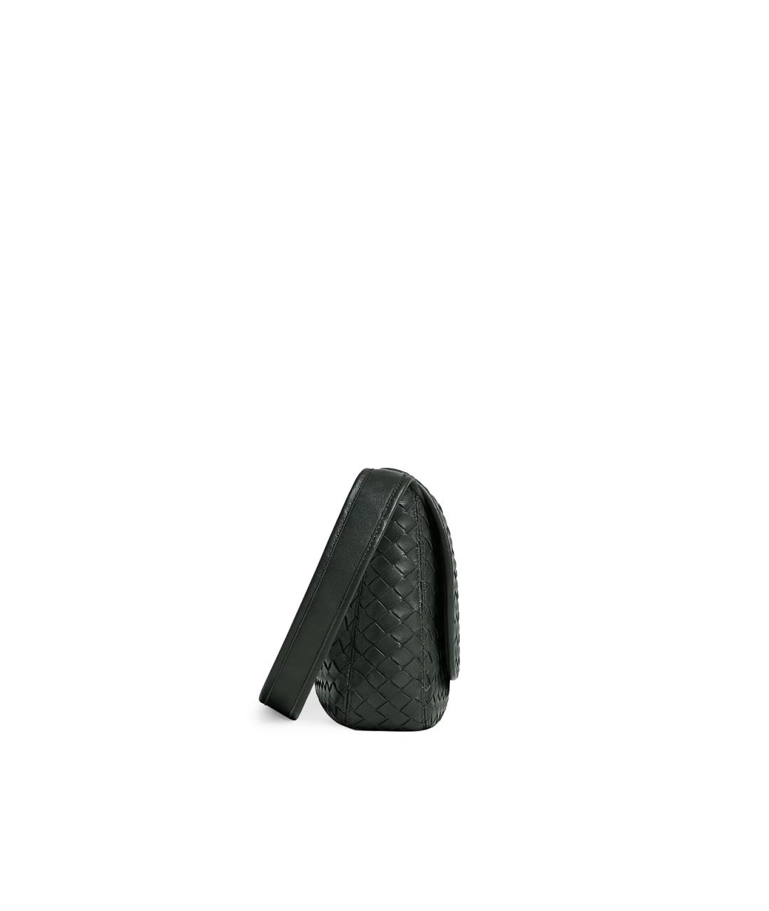 BOTTEGA VENETA Зеленая кожаная сумка на плечо, фото 4