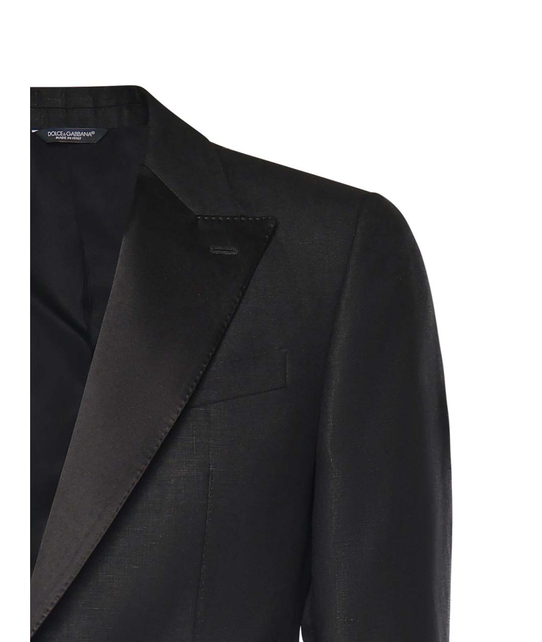 DOLCE&GABBANA Черный классический костюм, фото 4
