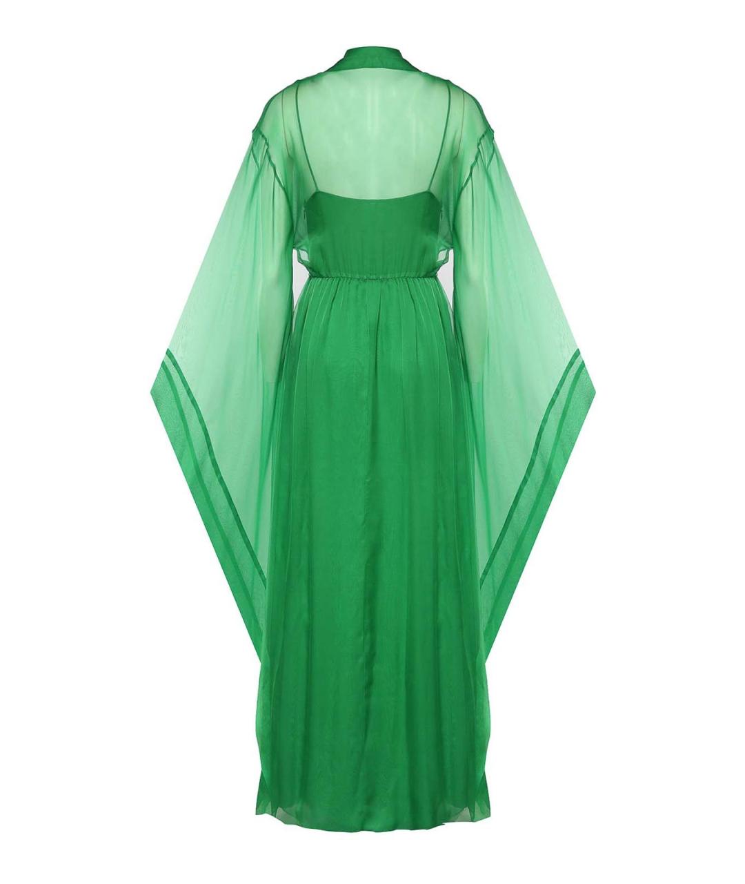 ALBERTA FERRETTI Зеленое платье, фото 2