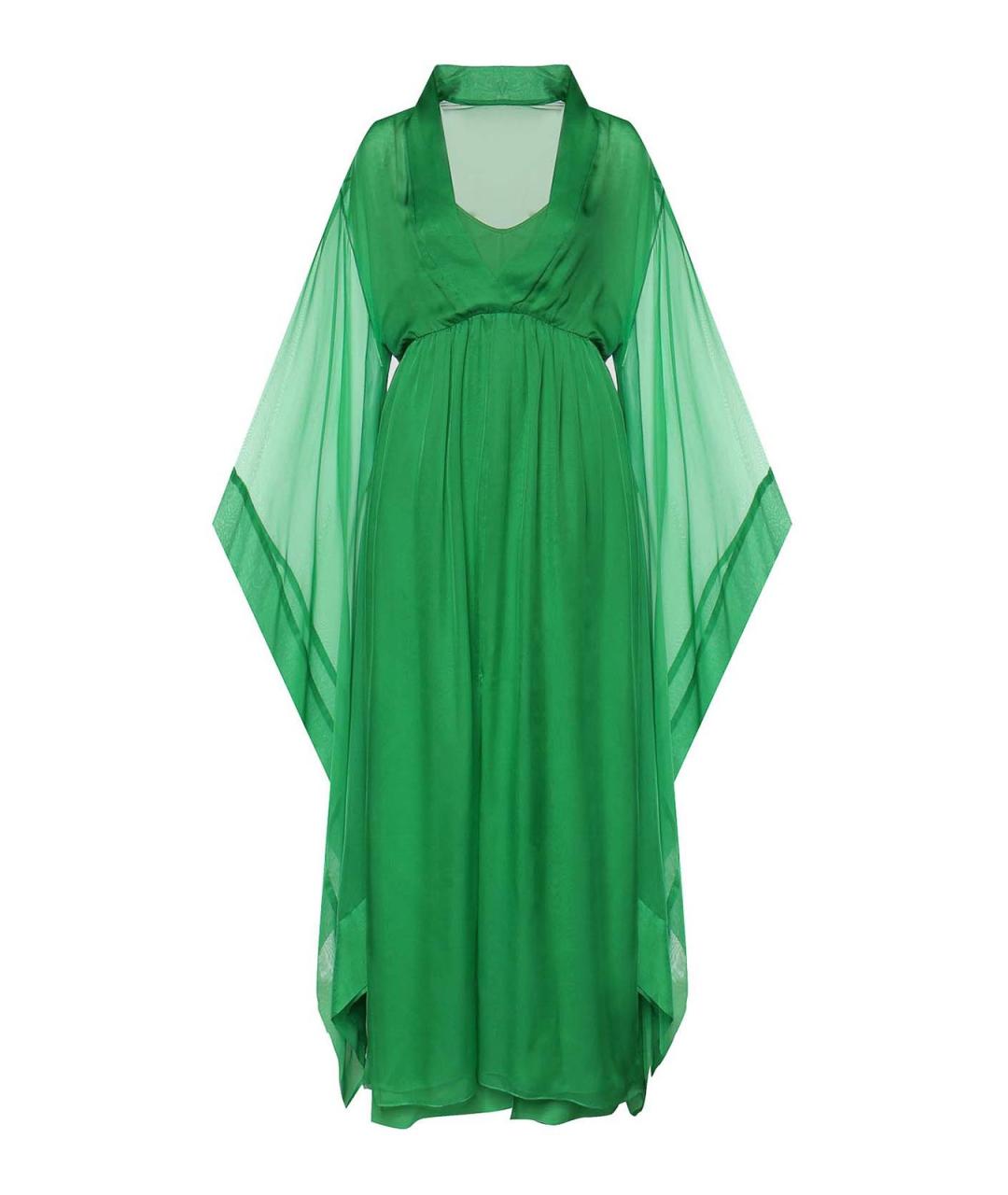 ALBERTA FERRETTI Зеленое платье, фото 1