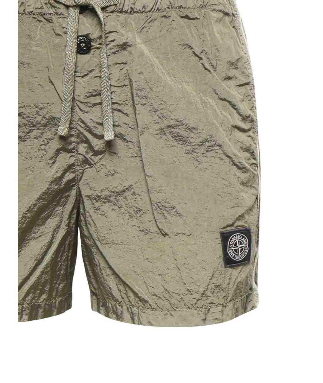 STONE ISLAND Зеленые плавки, фото 3