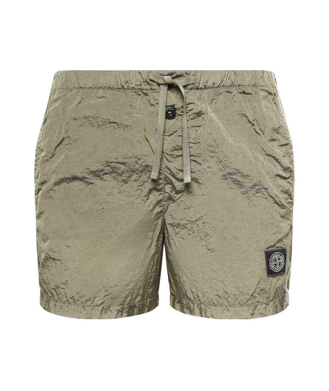 STONE ISLAND Зеленые плавки, фото 1
