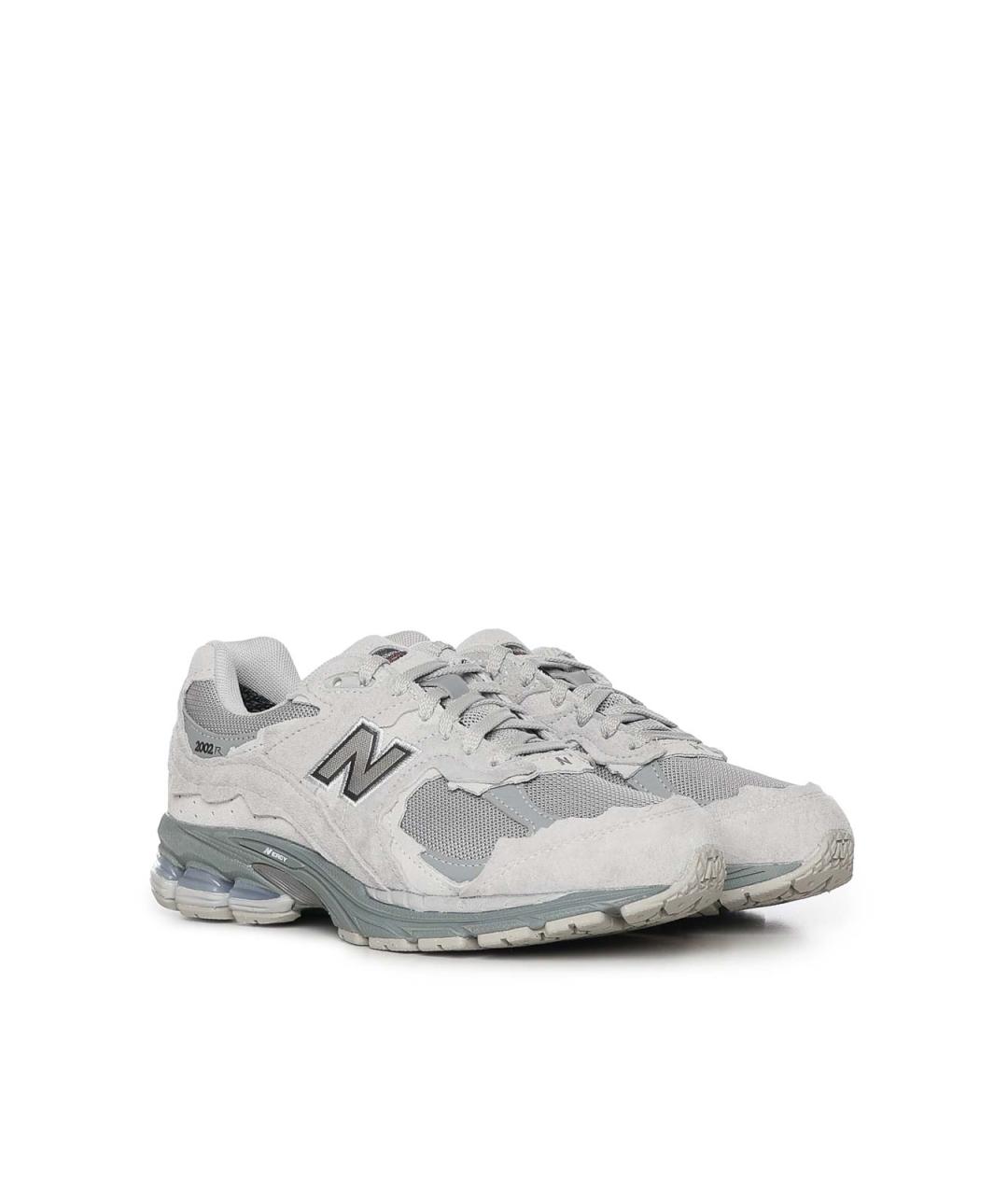 NEW BALANCE Серые замшевые кроссовки, фото 4