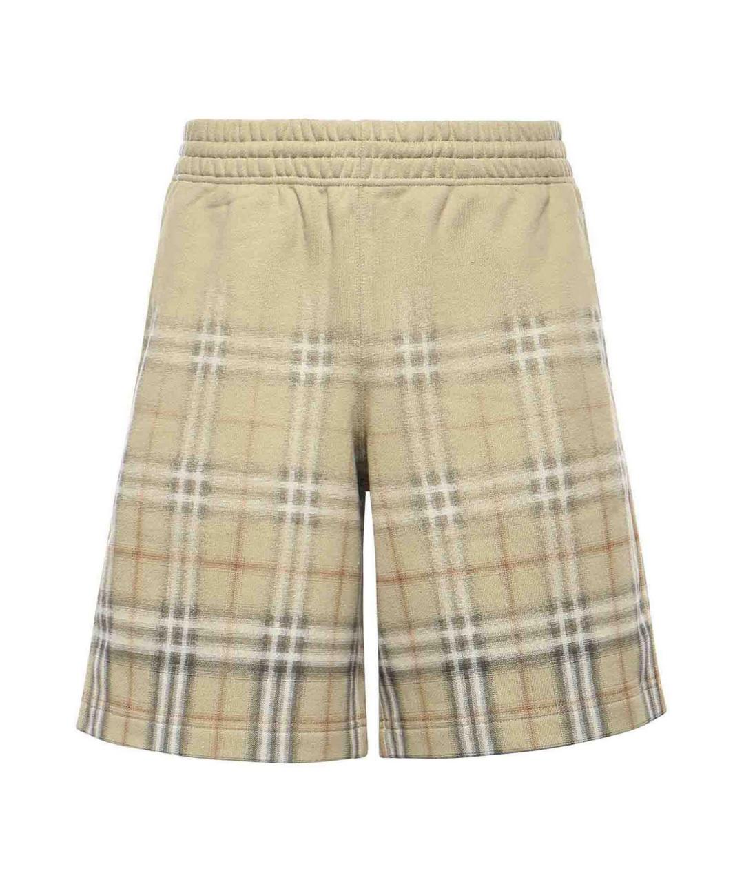 BURBERRY Мульти хлопковые шорты, фото 1