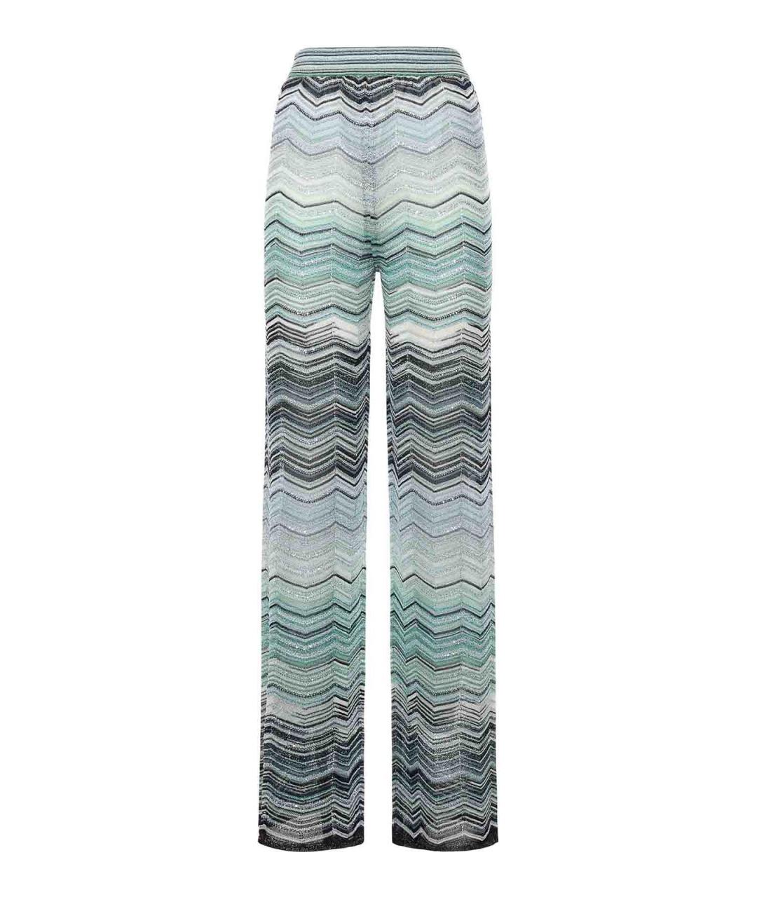 MISSONI Зеленые прямые брюки, фото 1