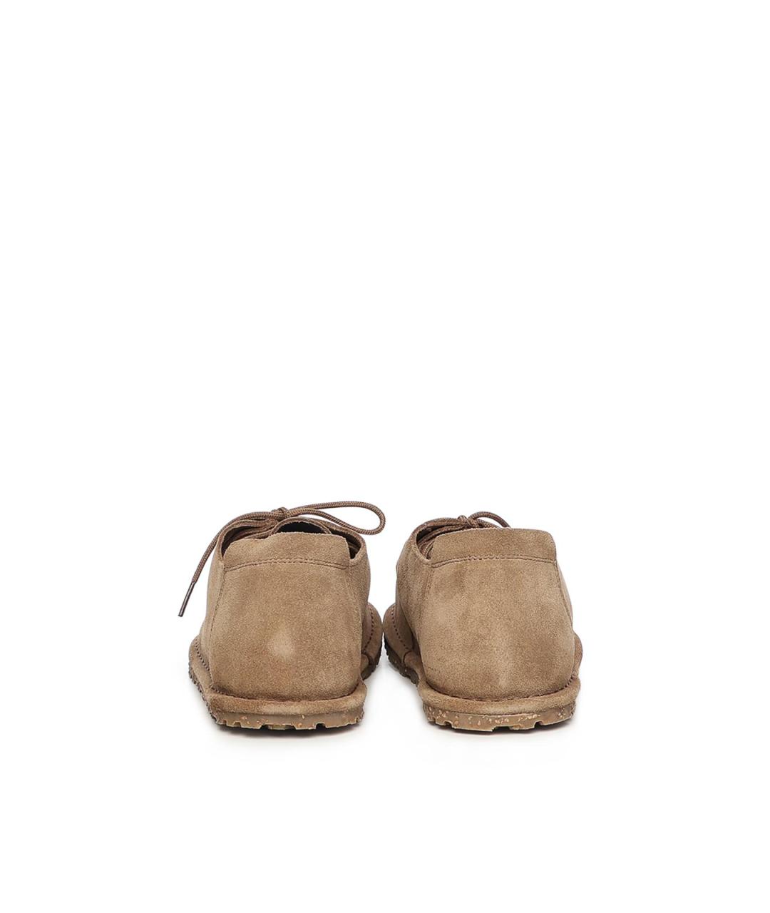 BIRKENSTOCK Бежевые замшевые ботинки, фото 2