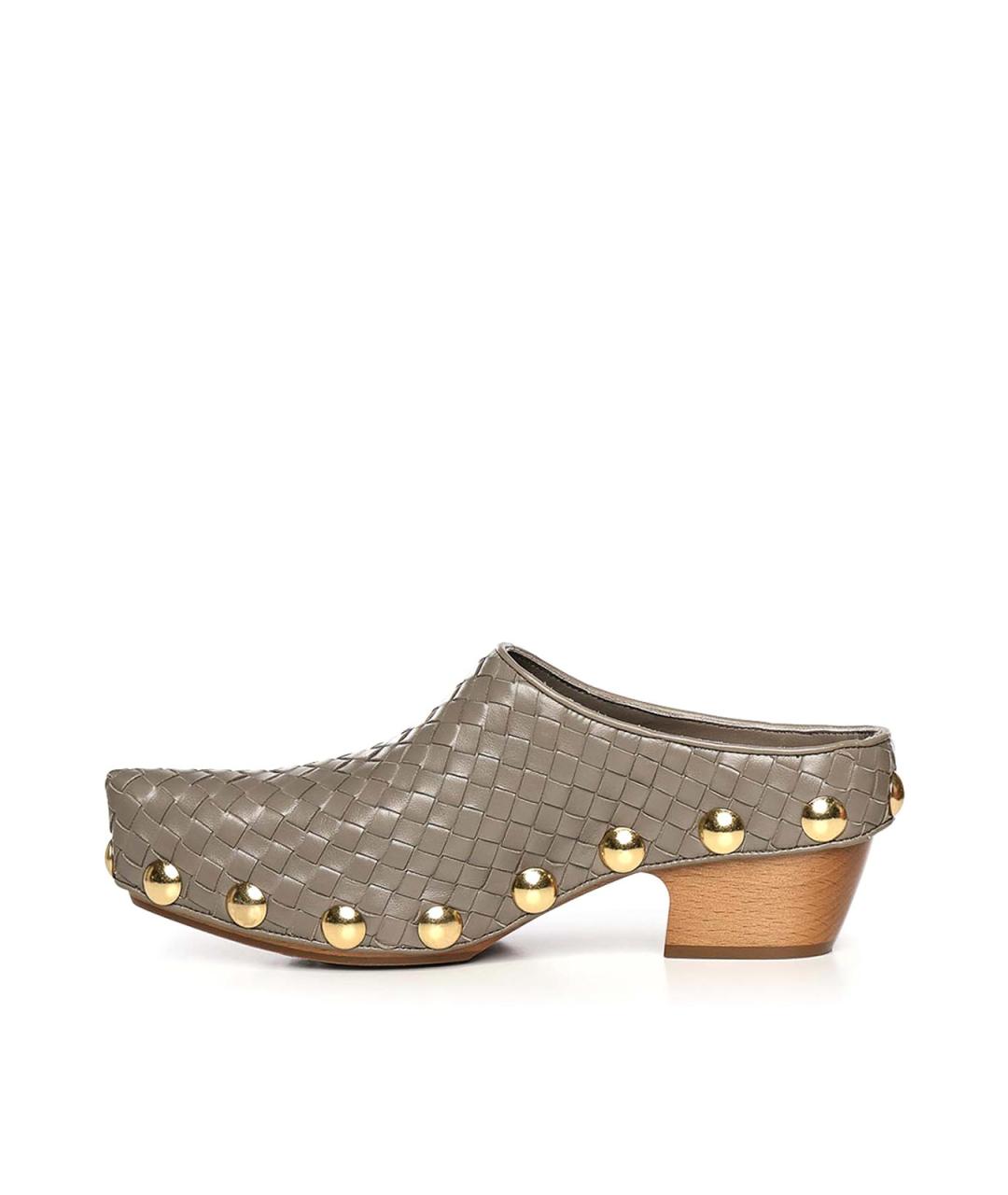 BOTTEGA VENETA Кожаные мюли, фото 3