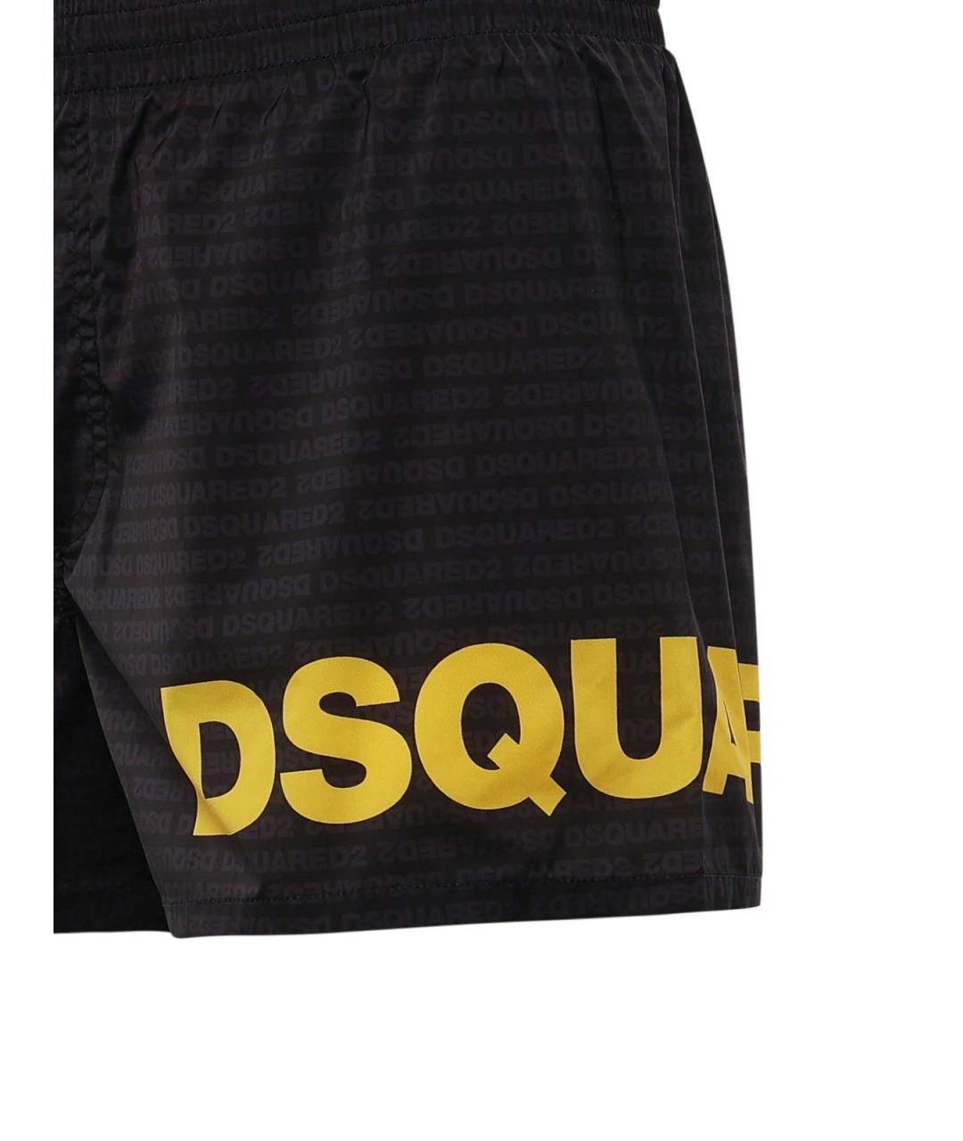 DSQUARED2 Черные плавки, фото 3