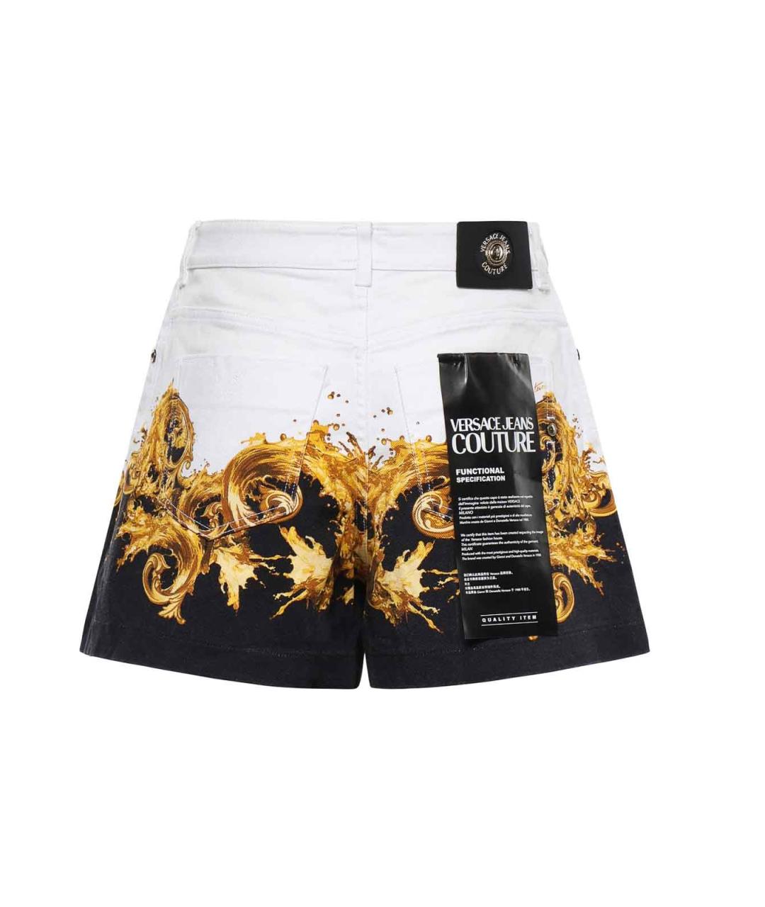 VERSACE JEANS COUTURE Мульти хлопковые шорты, фото 2