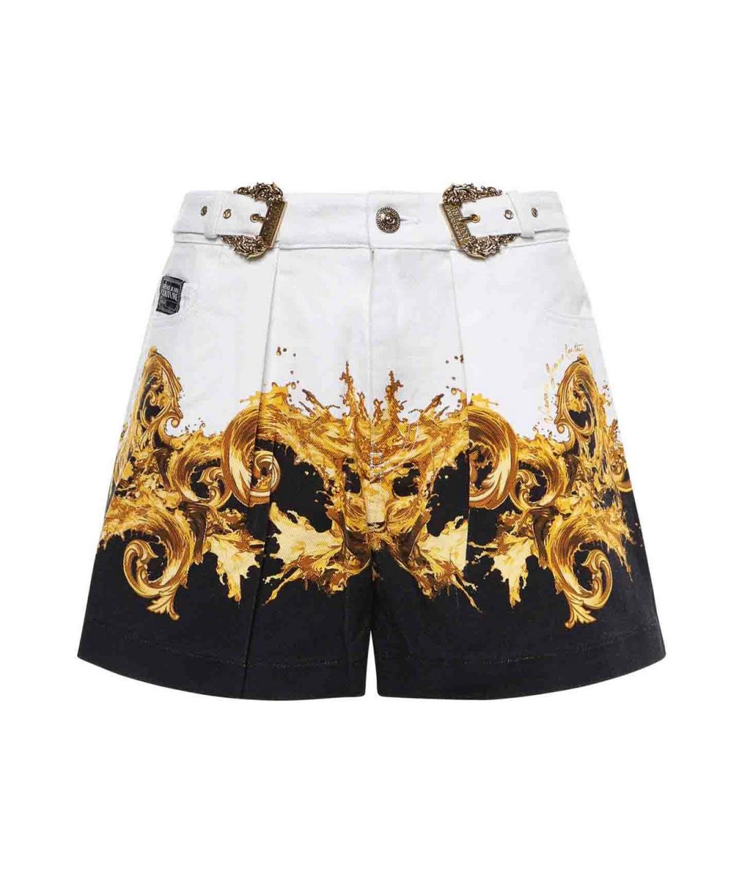 VERSACE JEANS COUTURE Мульти хлопковые шорты, фото 1