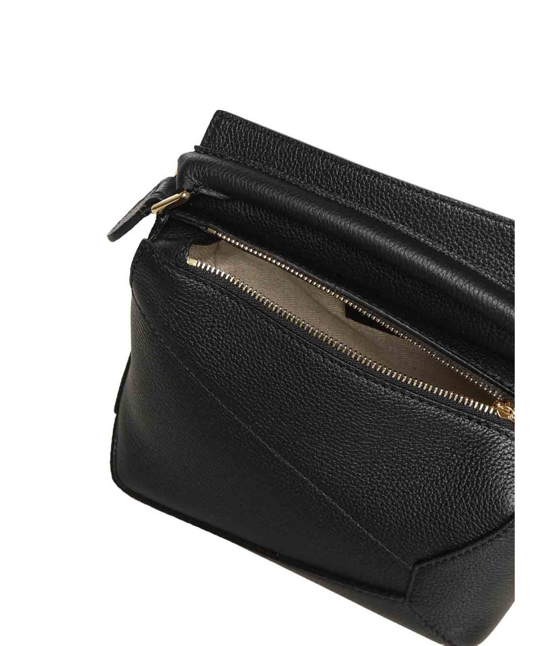 LOEWE Черная кожаная сумка через плечо, фото 3