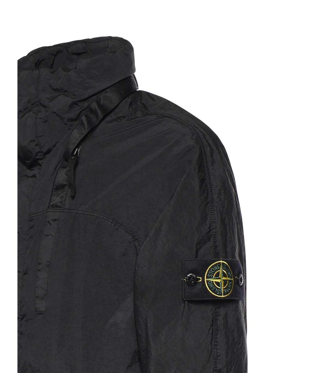 STONE ISLAND Черная полиамидовая куртка, фото 3