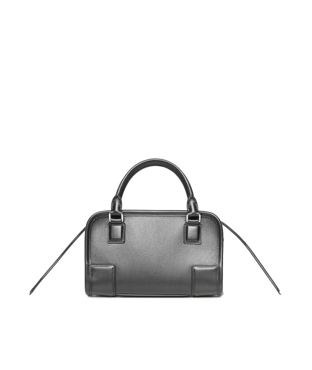 LOEWE Черная кожаная сумка тоут, фото 2