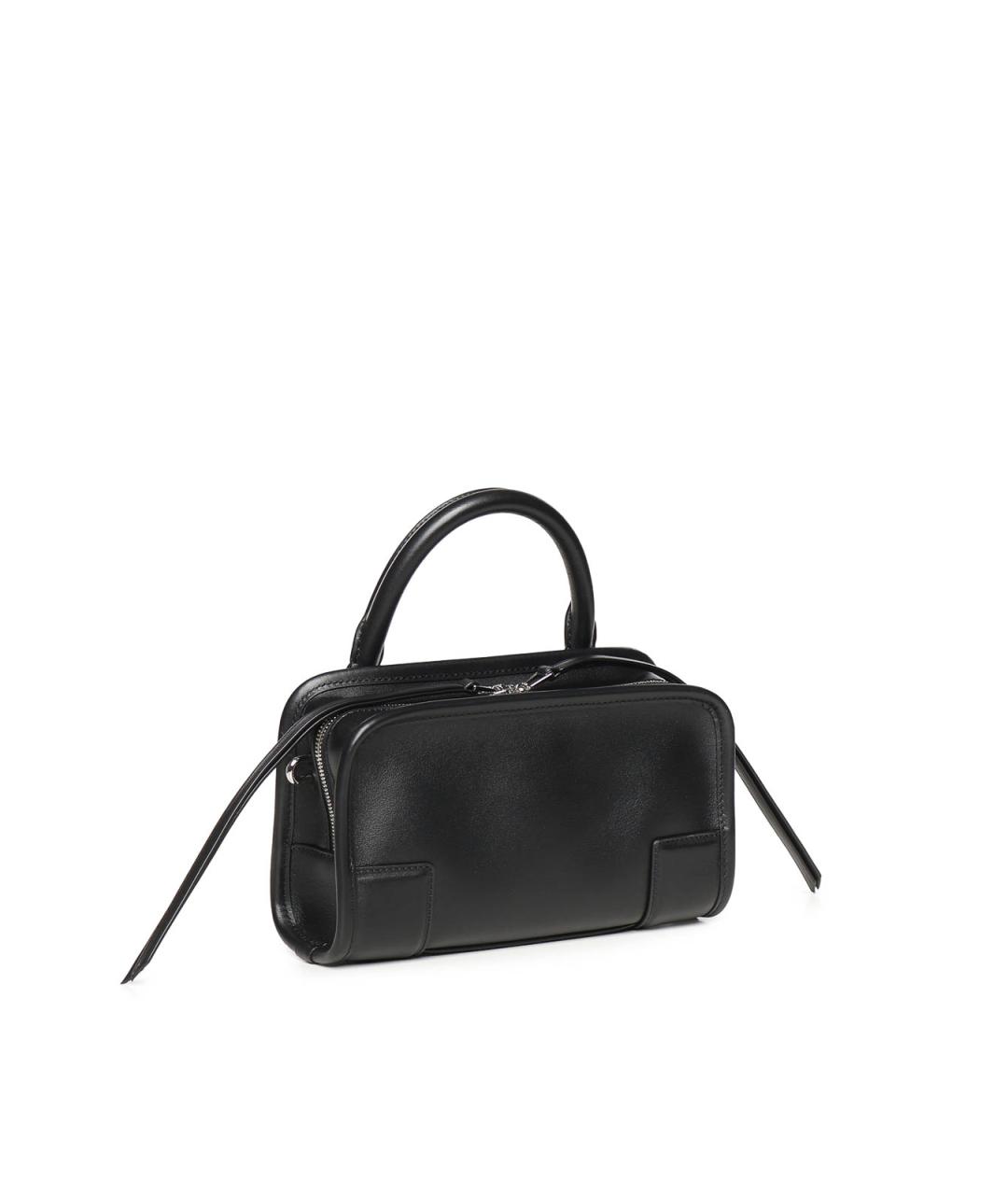 LOEWE Черная кожаная сумка тоут, фото 4