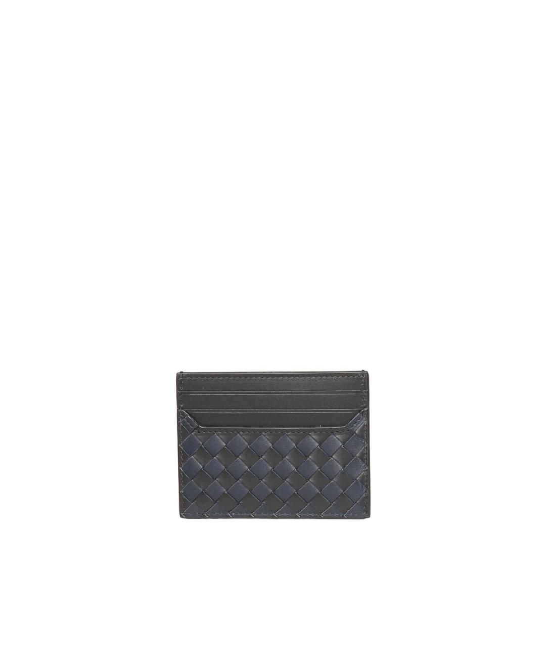 BOTTEGA VENETA Черный кожаный кардхолдер, фото 2