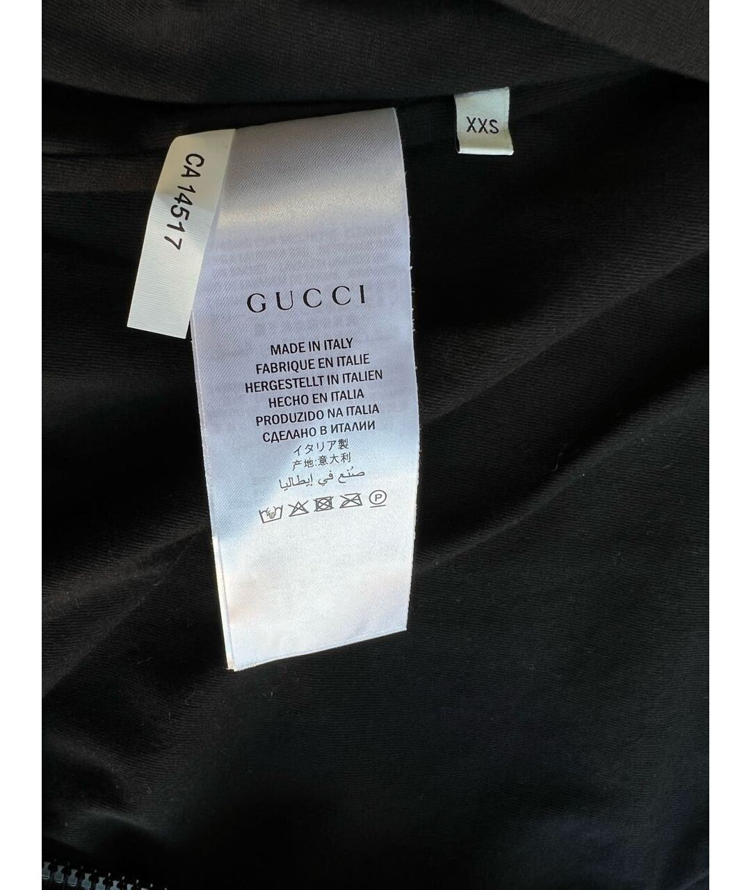 GUCCI Черная полиэстеровая куртка, фото 7