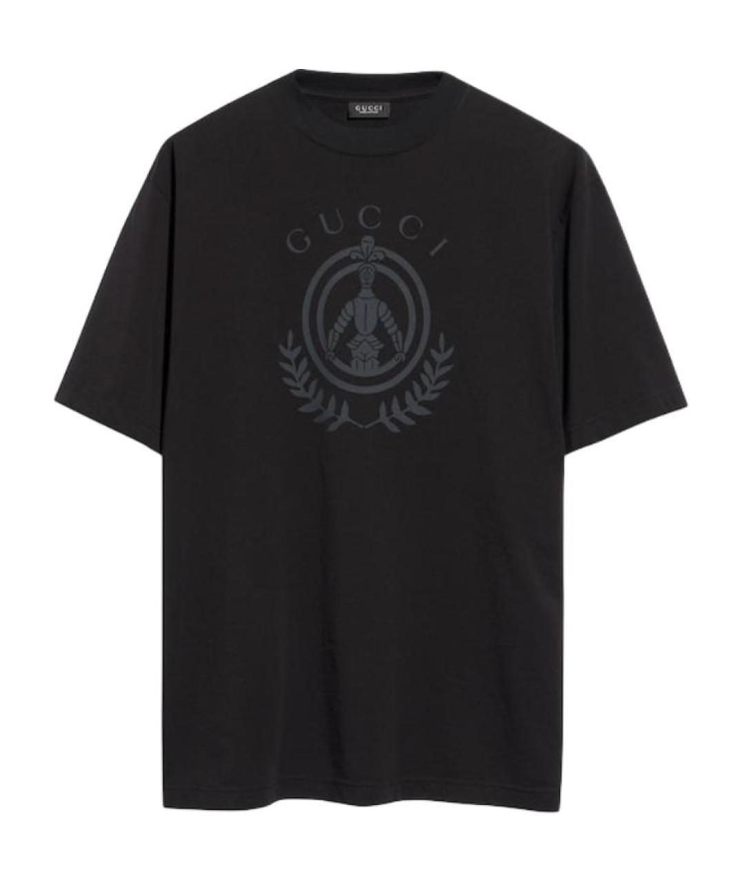 GUCCI Черная футболка, фото 1