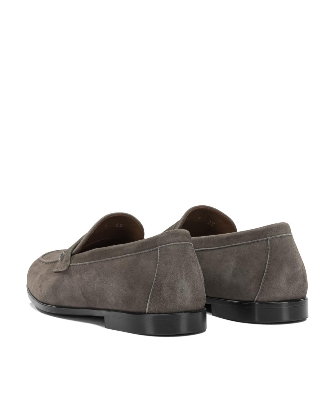 FERRAGAMO Замшевые лоферы, фото 4