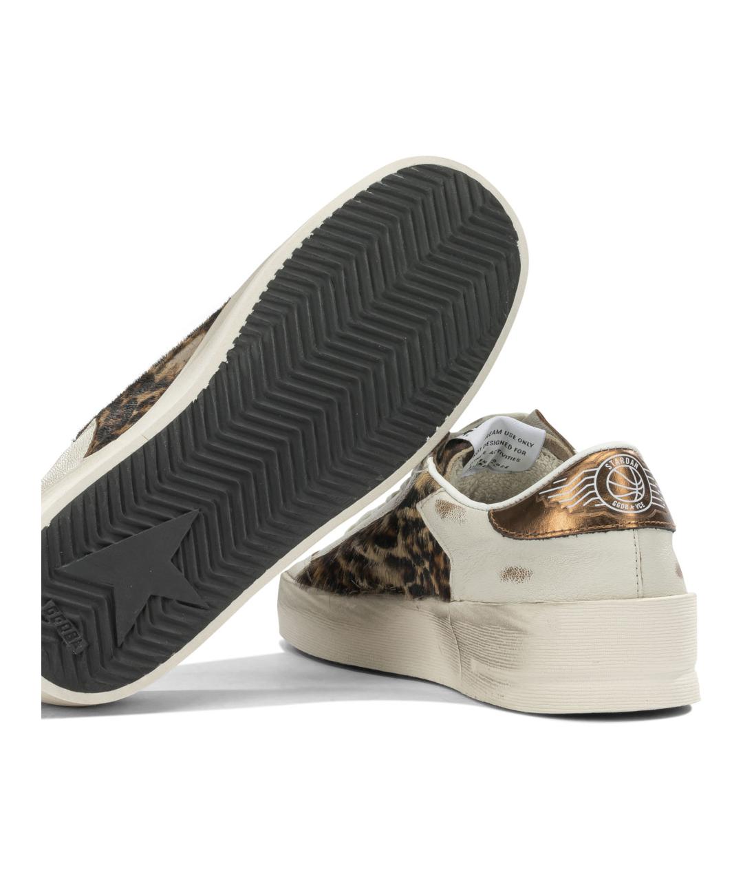 GOLDEN GOOSE Мульти кожаные кеды, фото 5