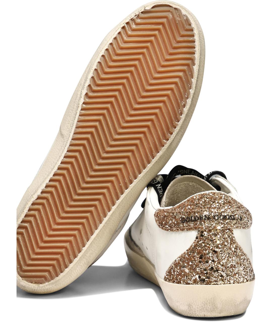 GOLDEN GOOSE Белые кожаные кеды, фото 5