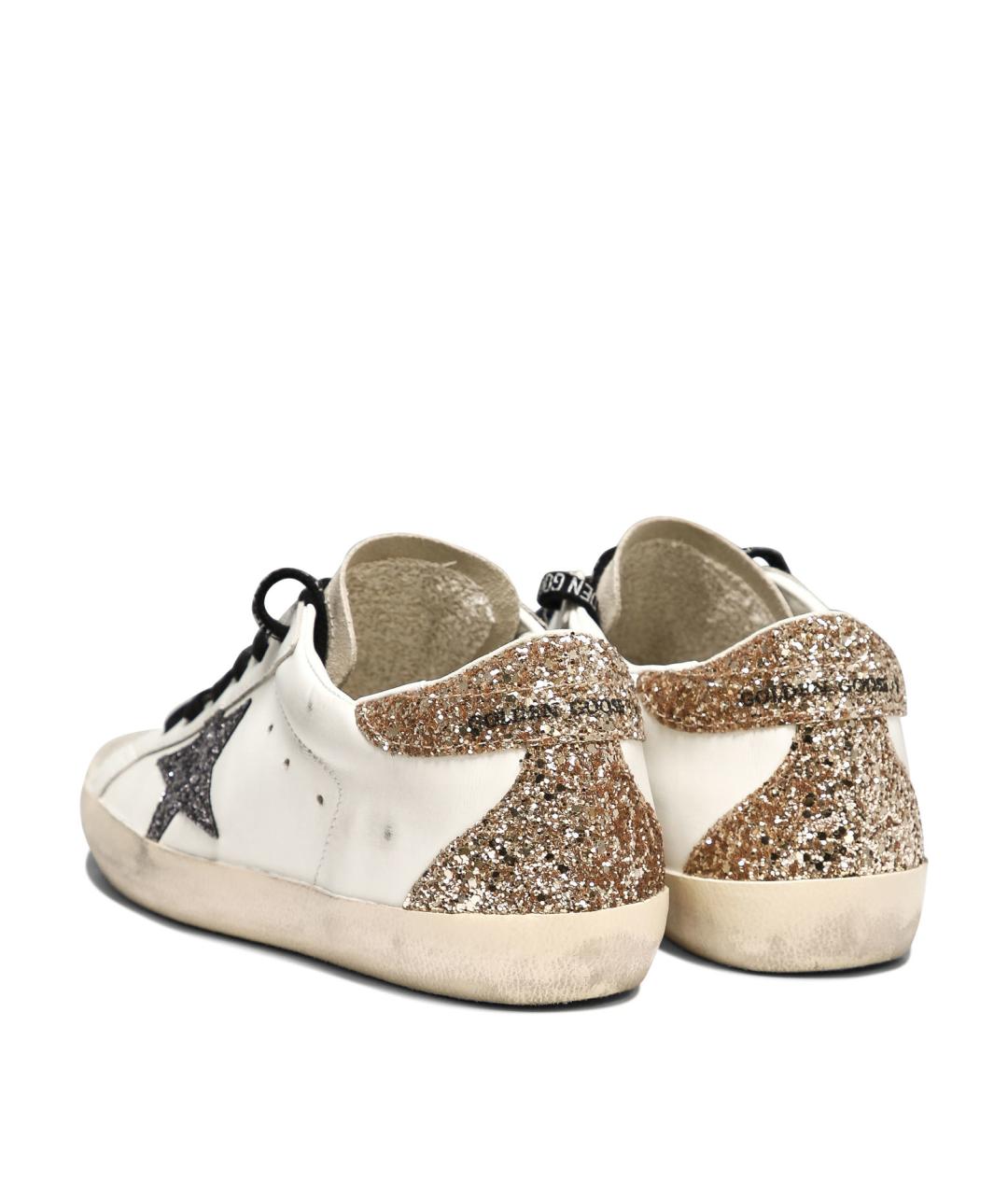 GOLDEN GOOSE Белые кожаные кеды, фото 4