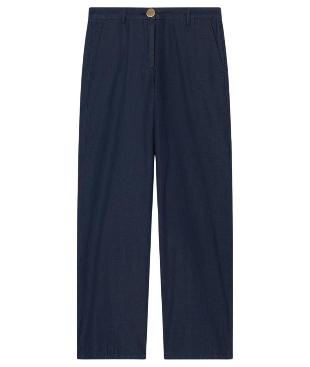 ARMANI EXCHANGE Темно-синие прямые брюки, фото 1