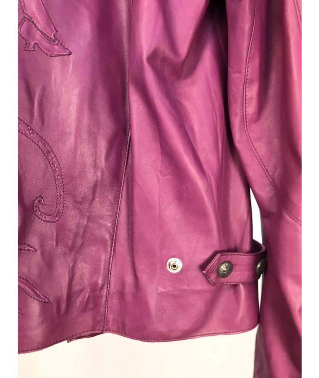 JOHN RICHMOND Розовая кожаная куртка, фото 3