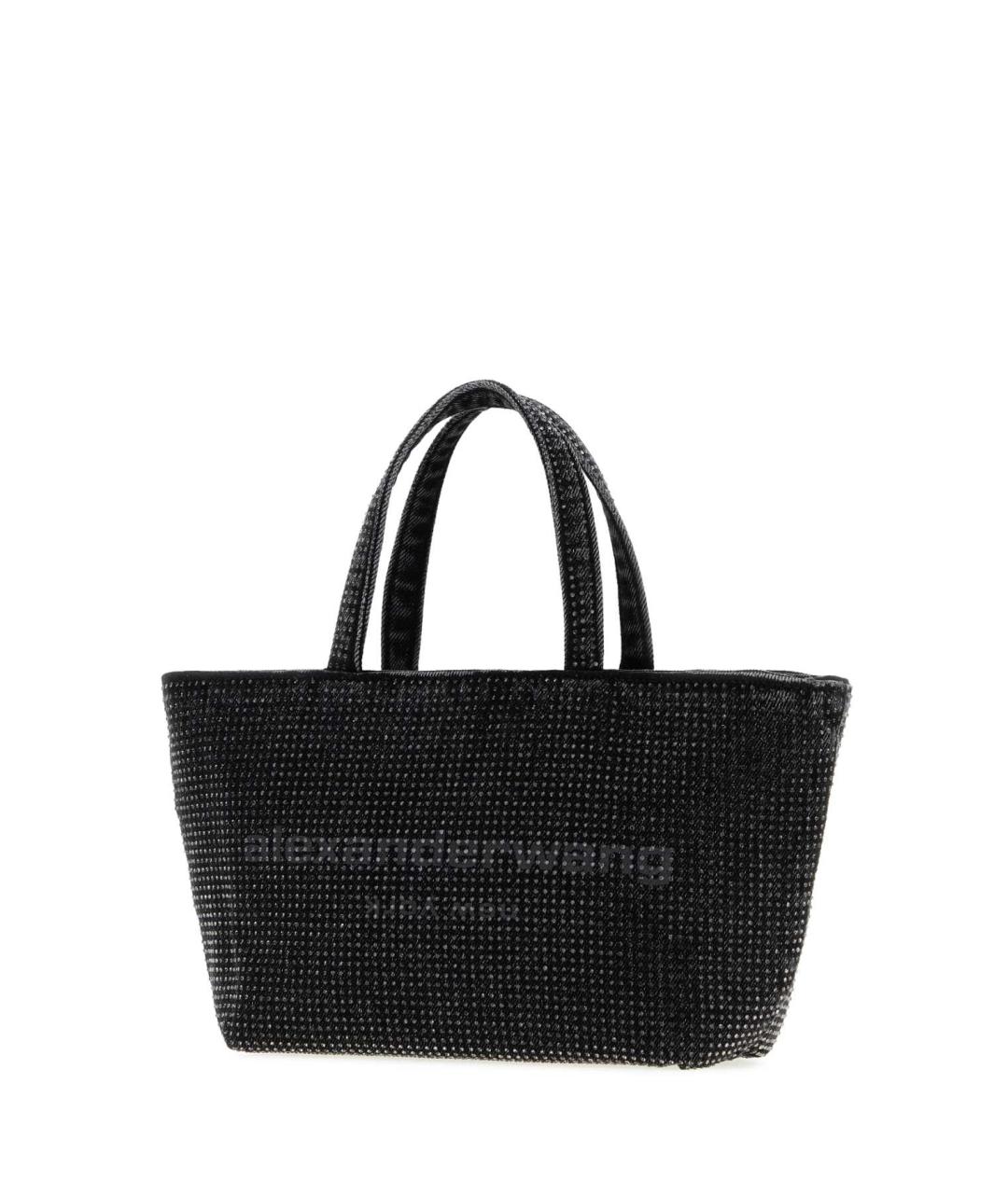 ALEXANDER WANG Черная деним сумка тоут, фото 2