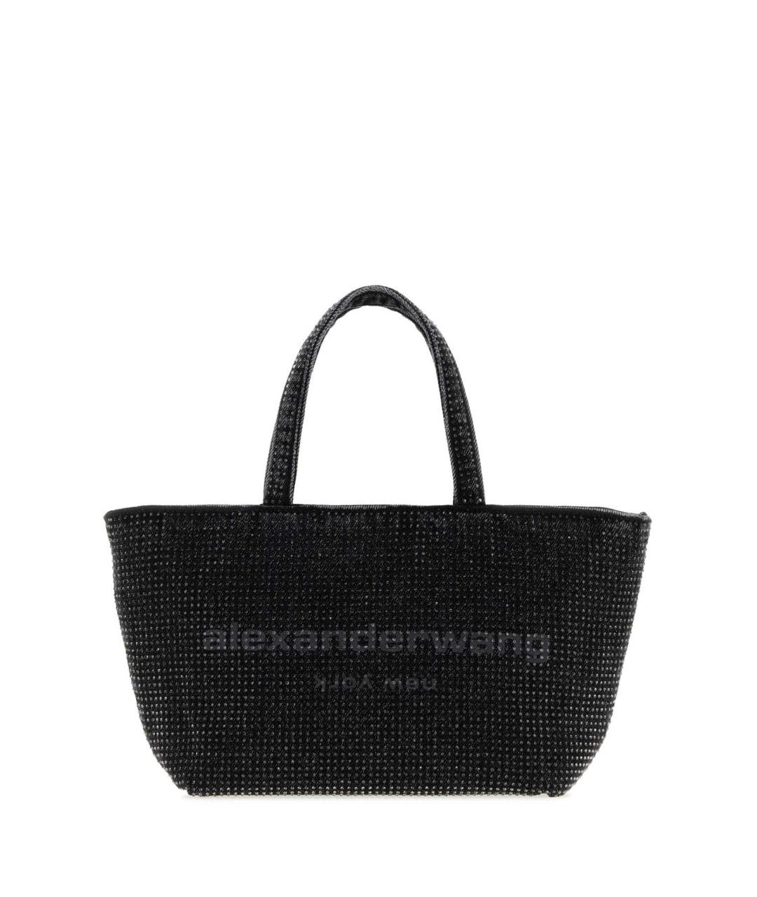 ALEXANDER WANG Черная деним сумка тоут, фото 1