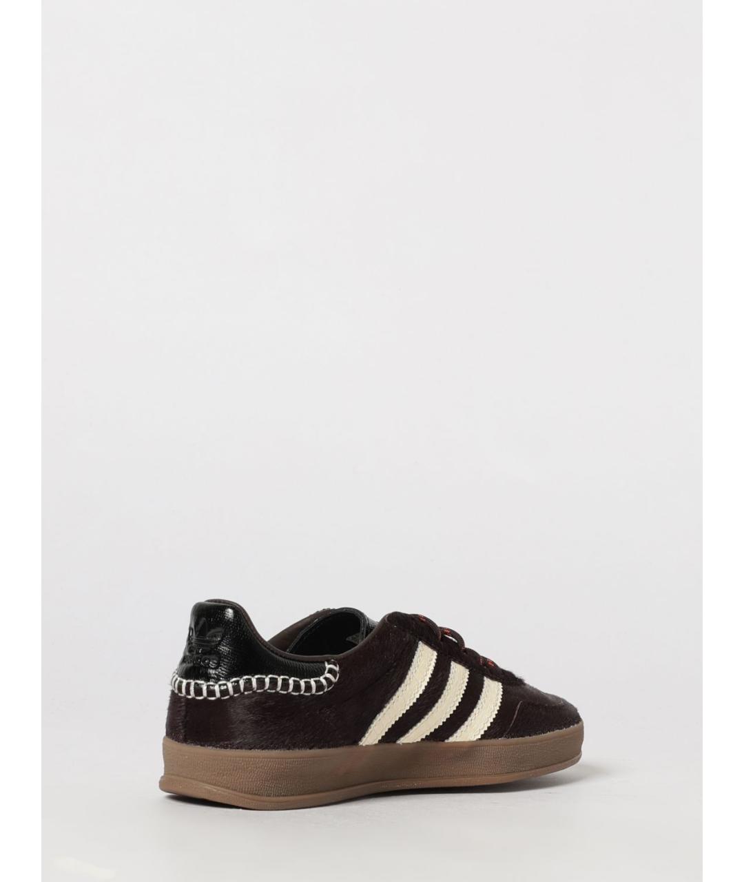 ADIDAS Коричневые кожаные кроссовки, фото 3