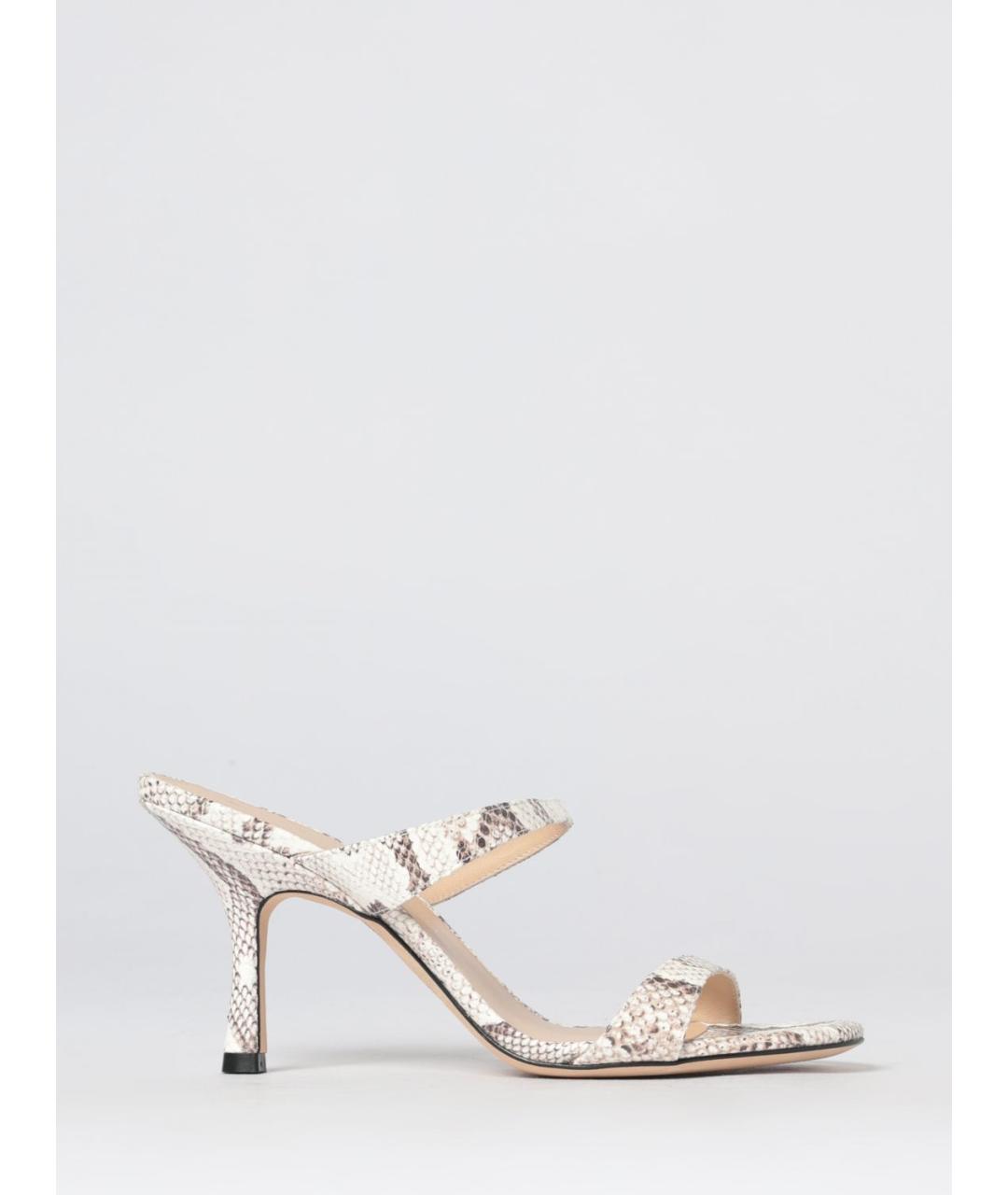 STUART WEITZMAN Бежевые босоножки, фото 4