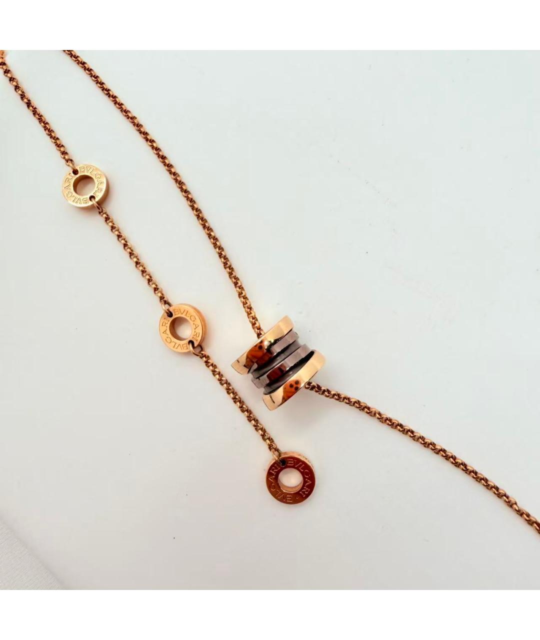 BVLGARI Золотое колье из розового золота, фото 4