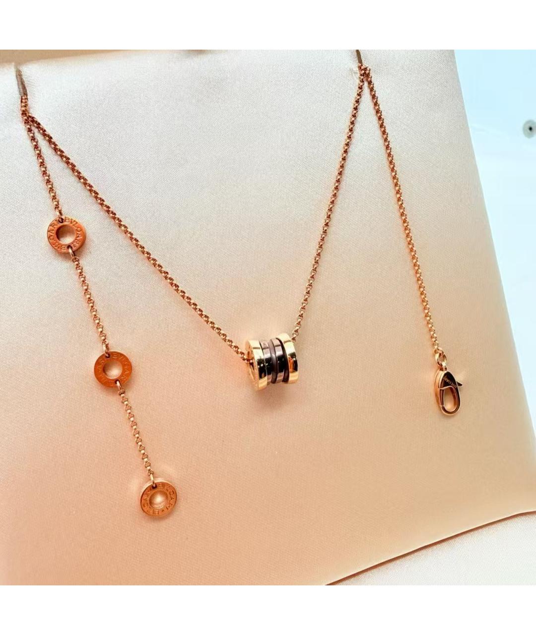 BVLGARI Золотое колье из розового золота, фото 2