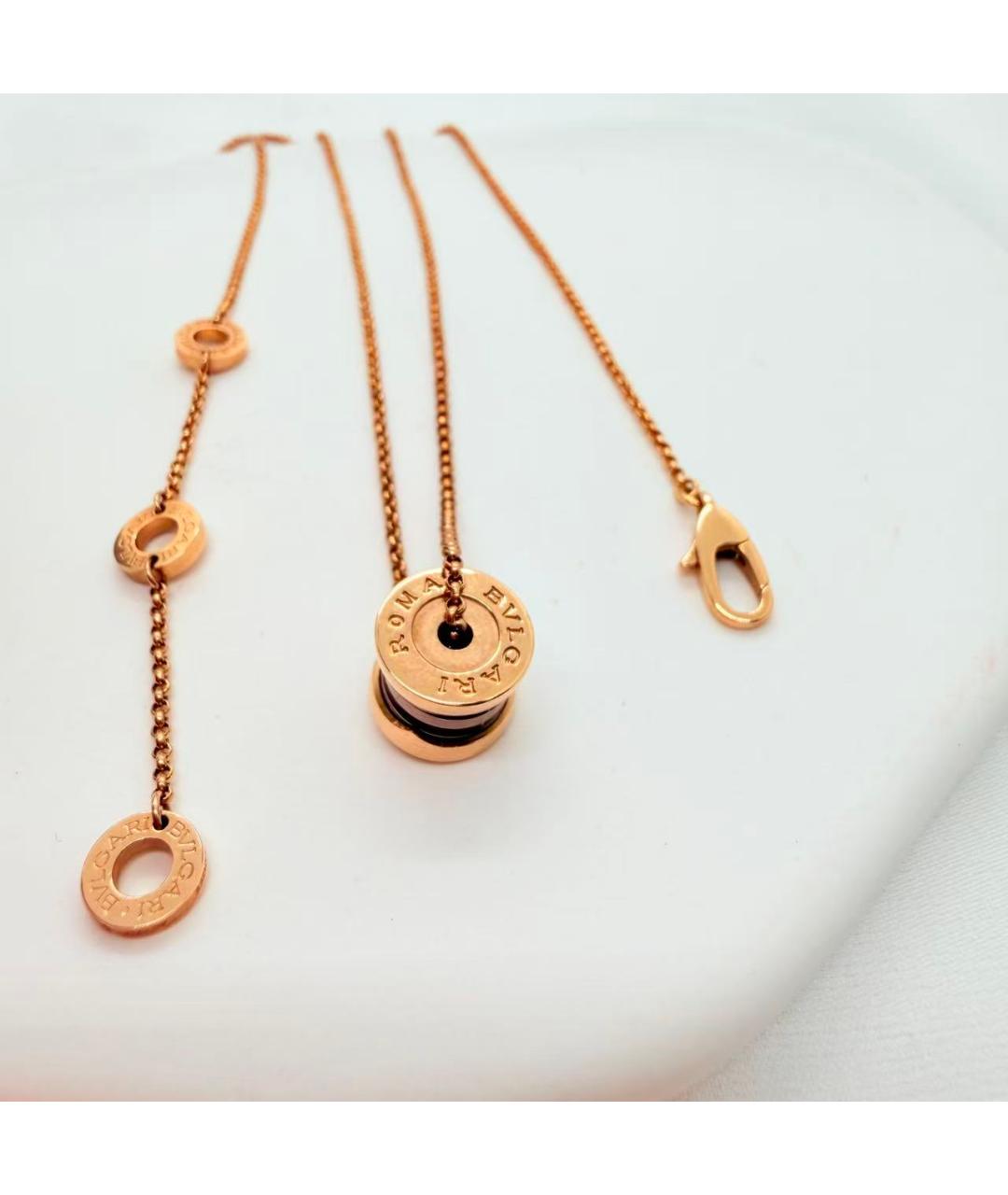 BVLGARI Золотое колье из розового золота, фото 3