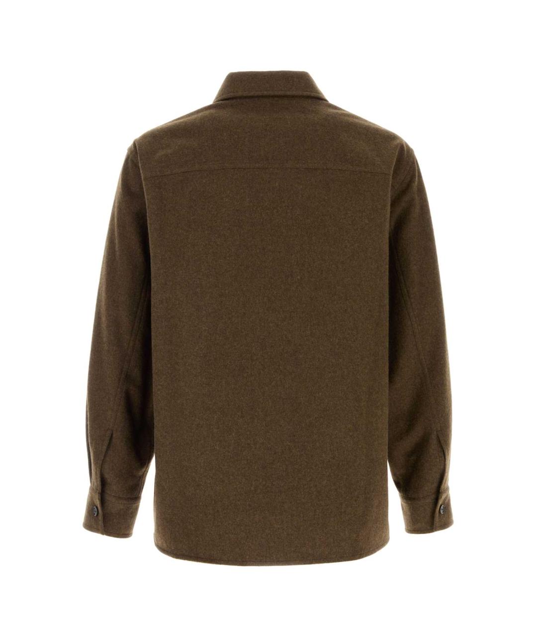 JIL SANDER Хаки шерстяная куртка, фото 2