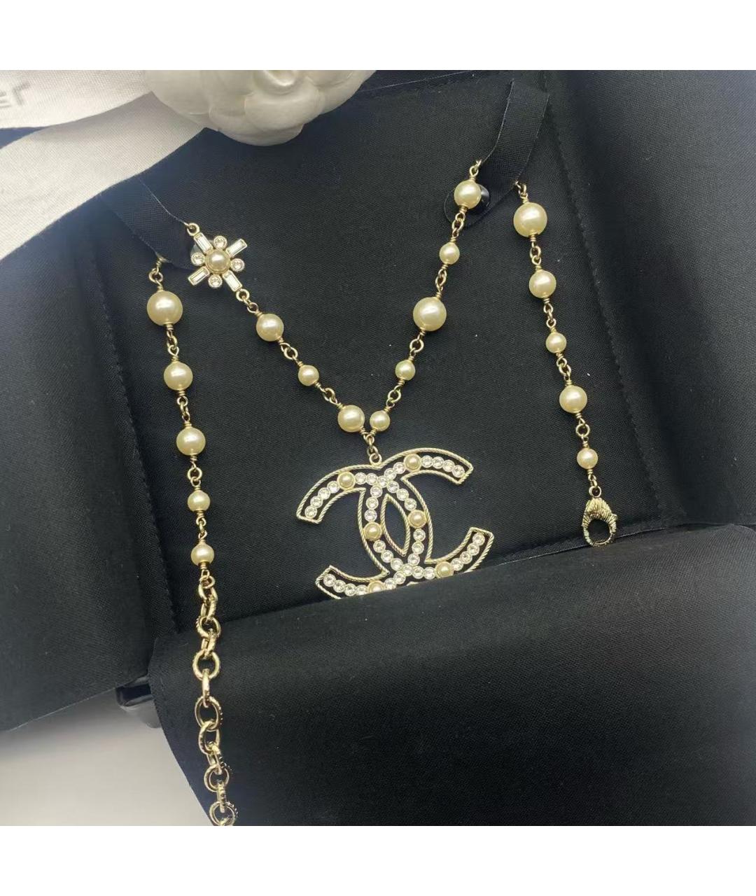 CHANEL Серебряное колье, фото 2