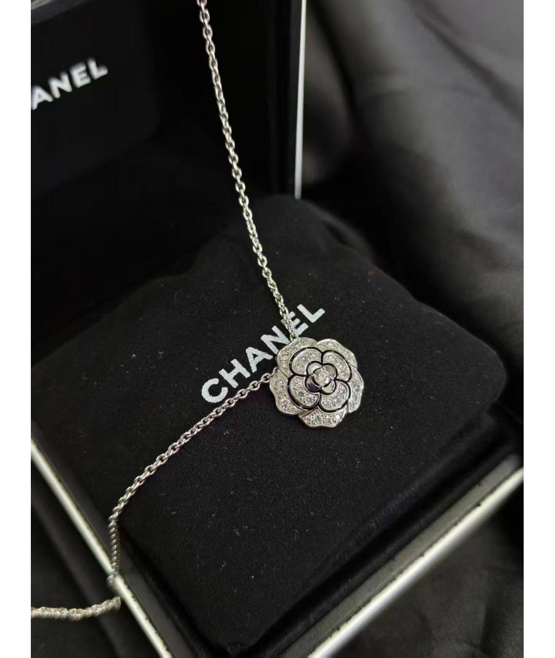 CHANEL Серебряное колье из белого золота, фото 5