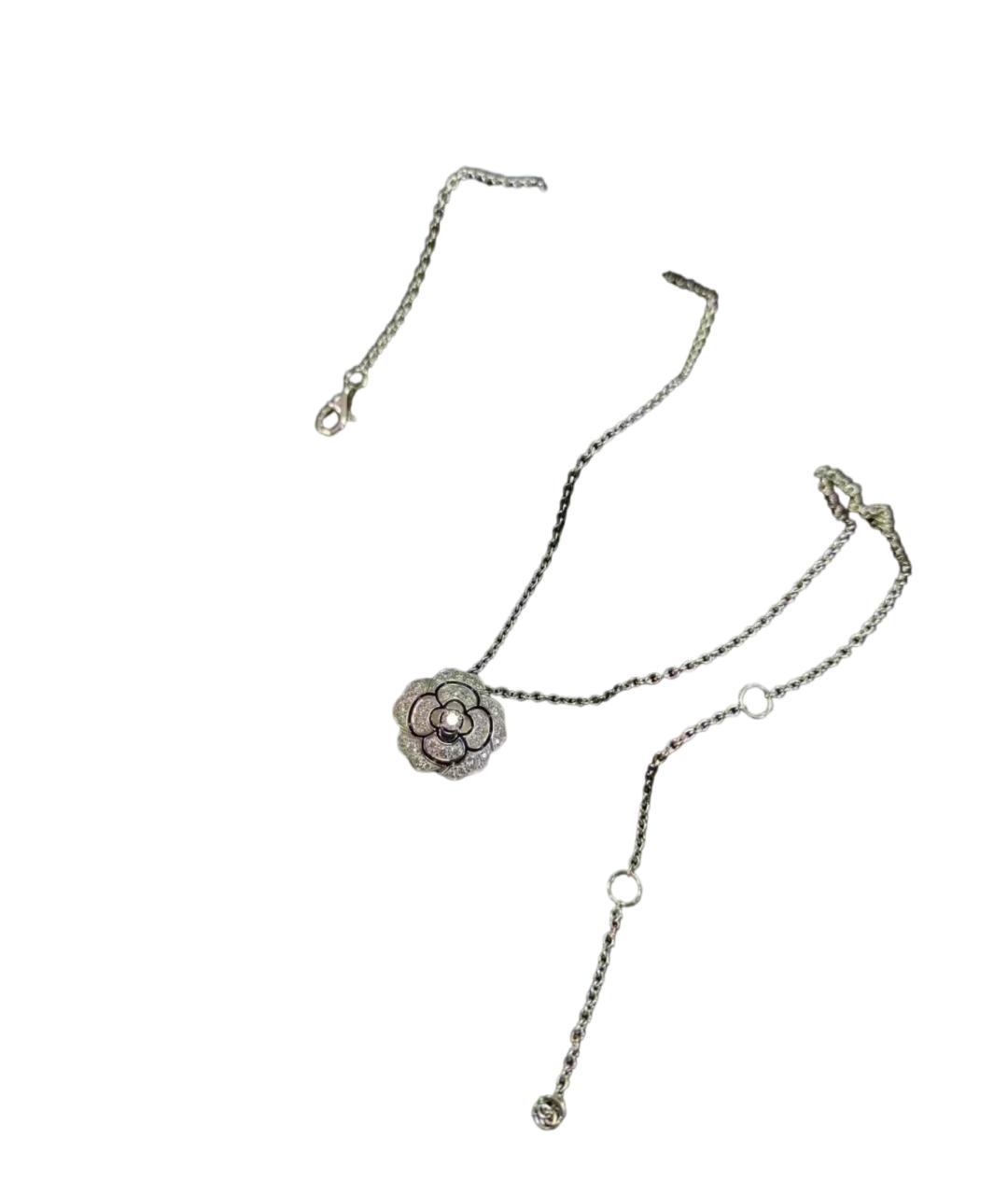 CHANEL Серебряное колье из белого золота, фото 3
