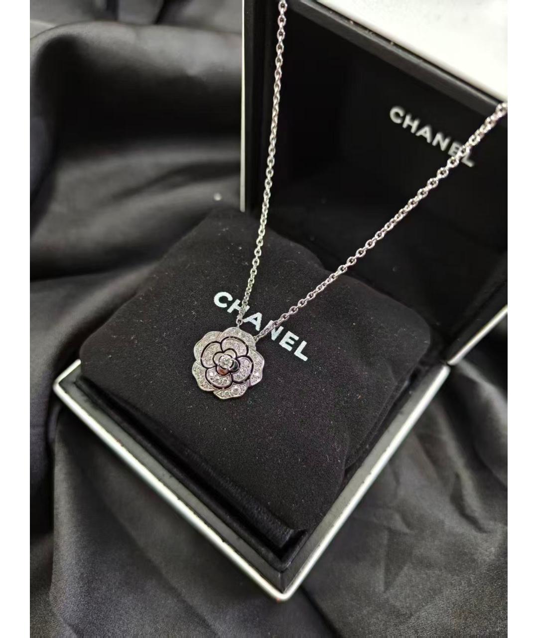 CHANEL Серебряное колье из белого золота, фото 2