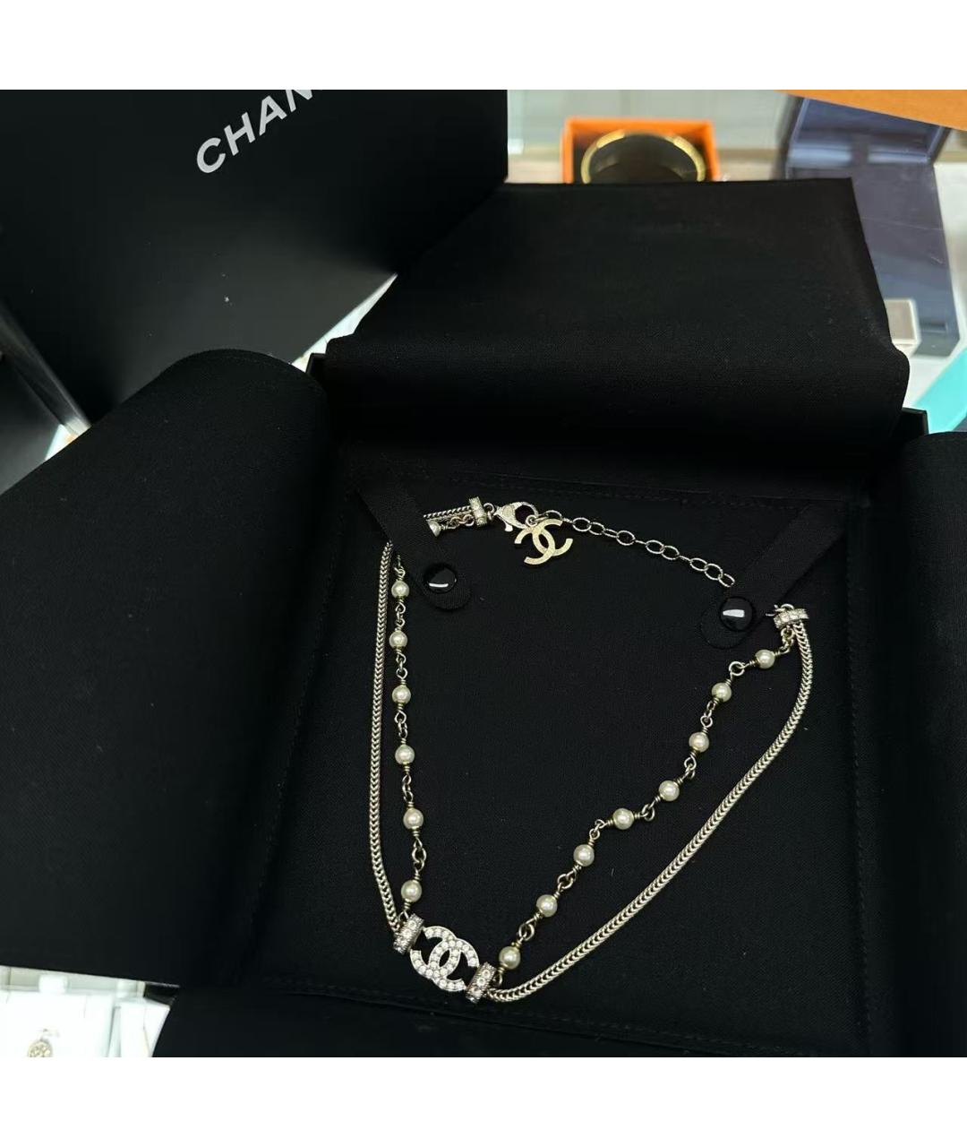 CHANEL Серебряное колье, фото 5