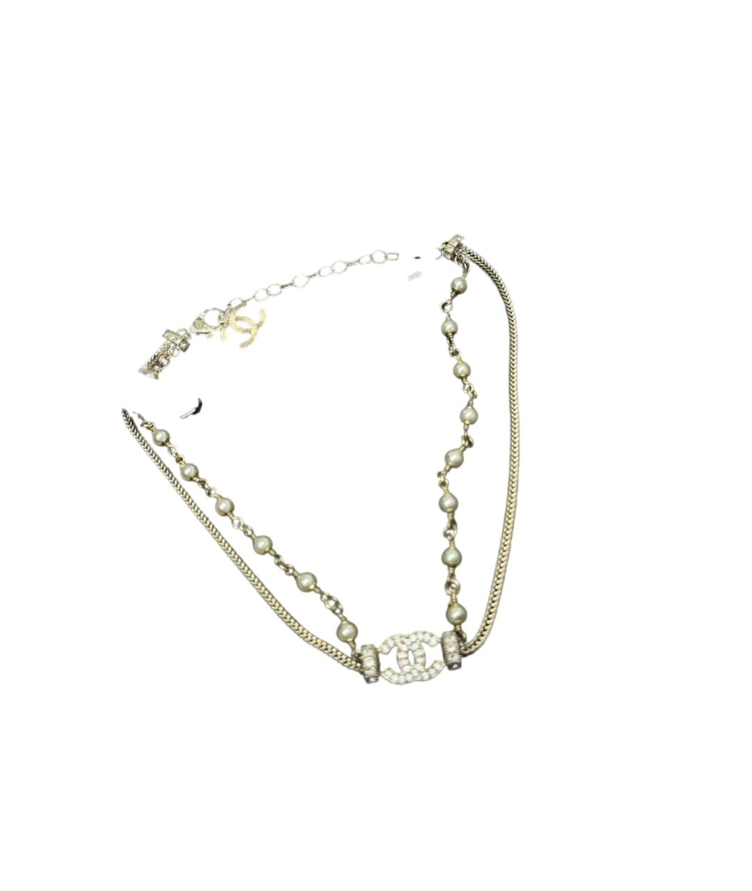 CHANEL Серебряное колье, фото 2