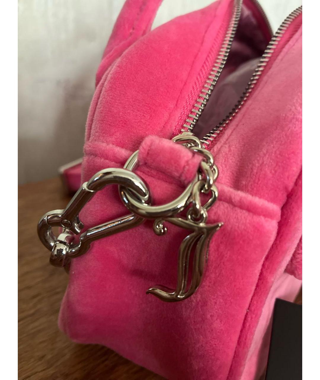 JUICY COUTURE Розовая сумка с короткими ручками, фото 6