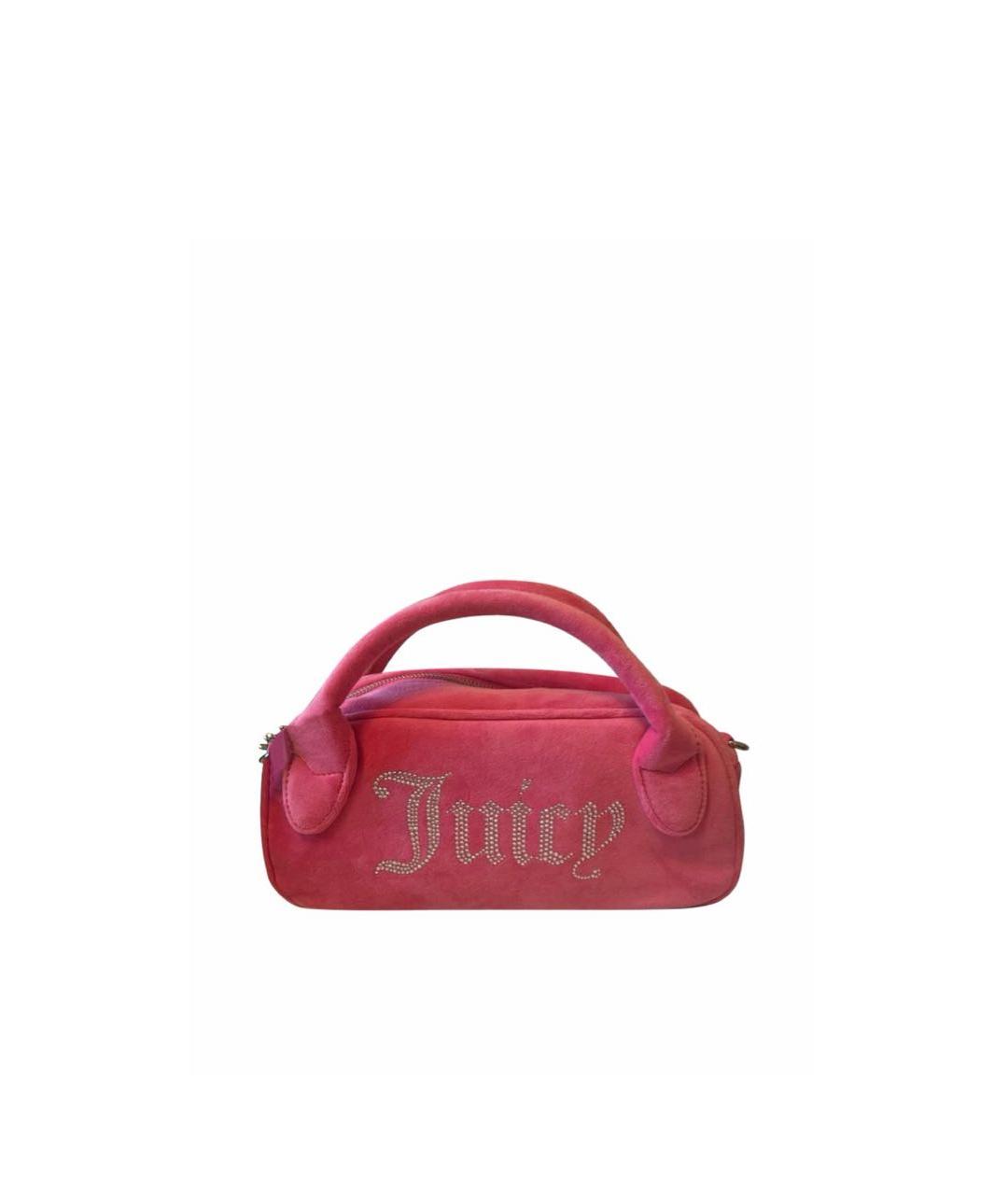 JUICY COUTURE Розовая сумка с короткими ручками, фото 7