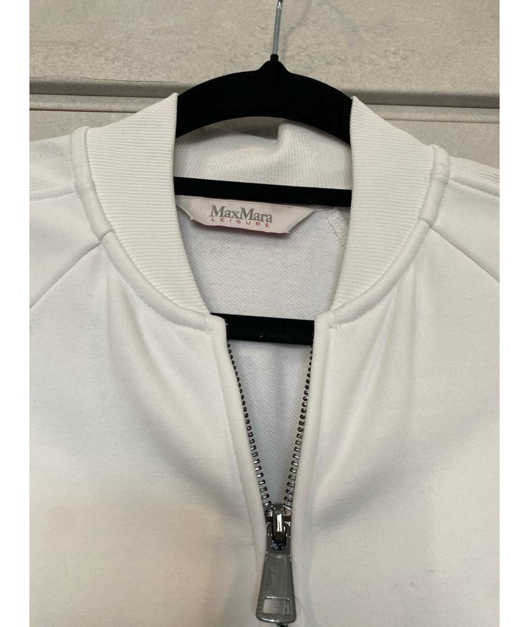 MAX MARA Белый хлопковый костюм с брюками, фото 6
