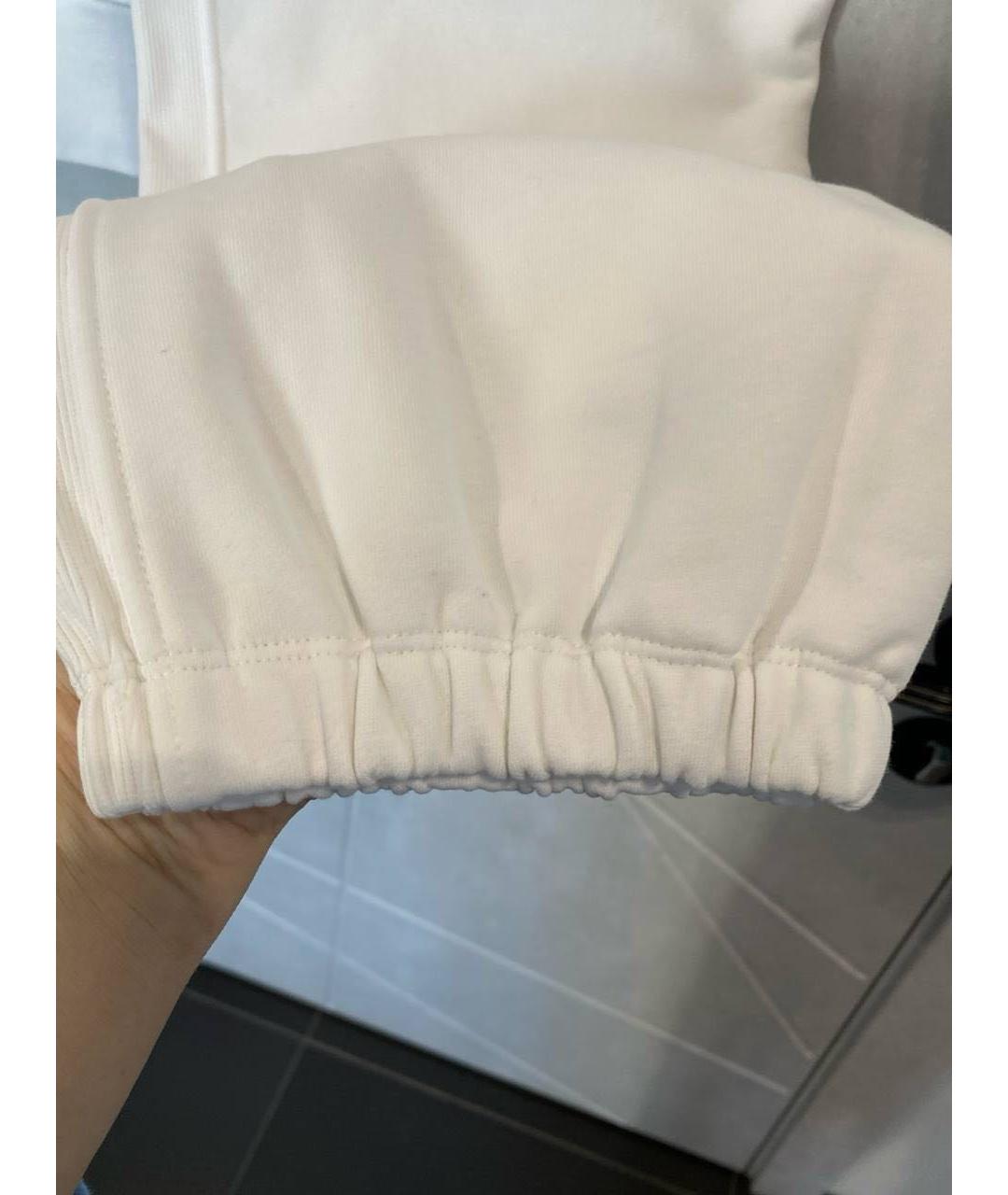 MAX MARA Белый хлопковый костюм с брюками, фото 5