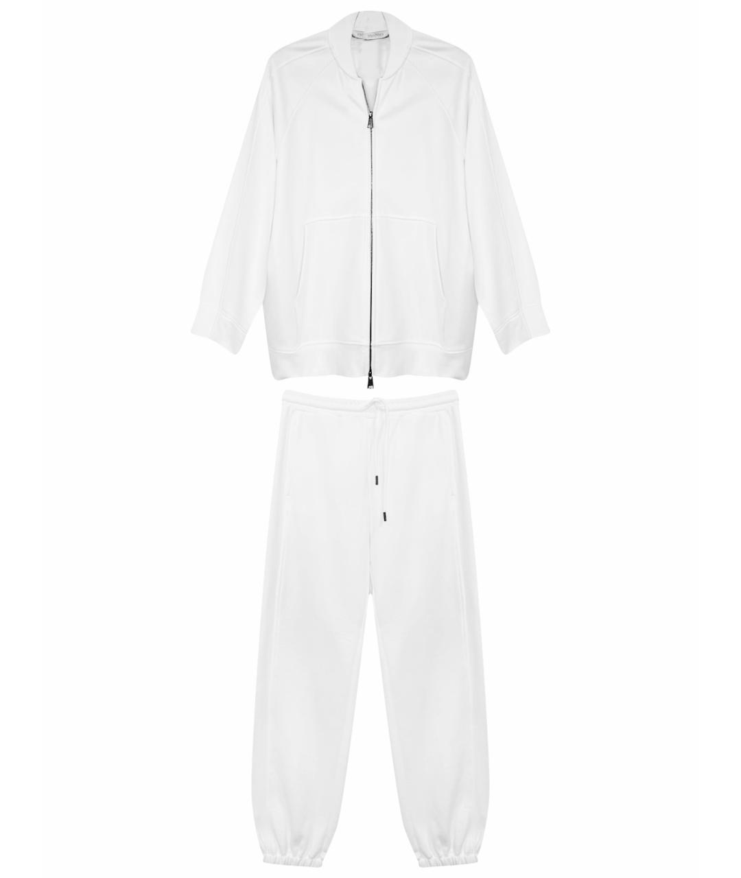 MAX MARA Белый хлопковый костюм с брюками, фото 1