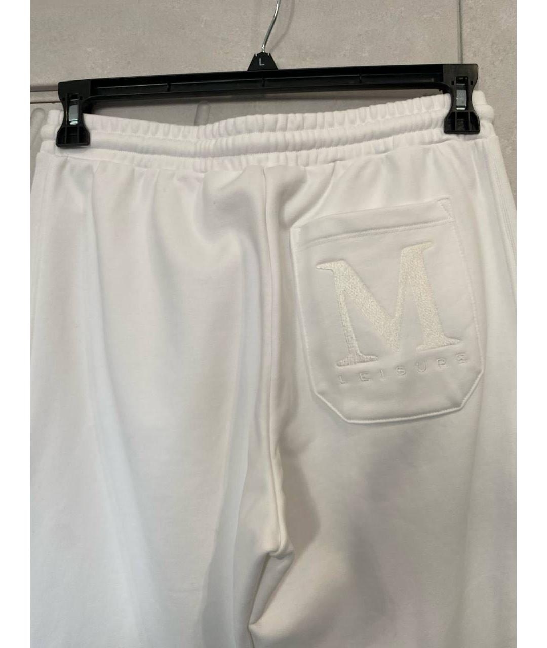 MAX MARA Белый хлопковый костюм с брюками, фото 4